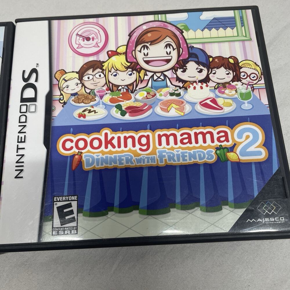 Nintendo DS Game Bundle Cooking Mama, cooking mama 2 Complete In Box Tested - Picture 2 of 7